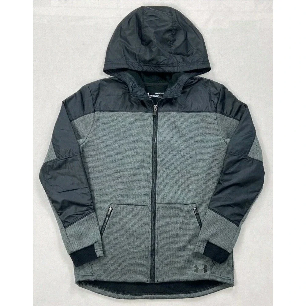 Boy's Youth Under Armour Cold Gear Storm Loose Full-Zip Jacket Size Medium